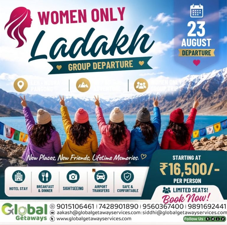 Women-Only Ladakh Trip: The Ultimate Himalayan Adventure for Female Solo Travelers & Groups