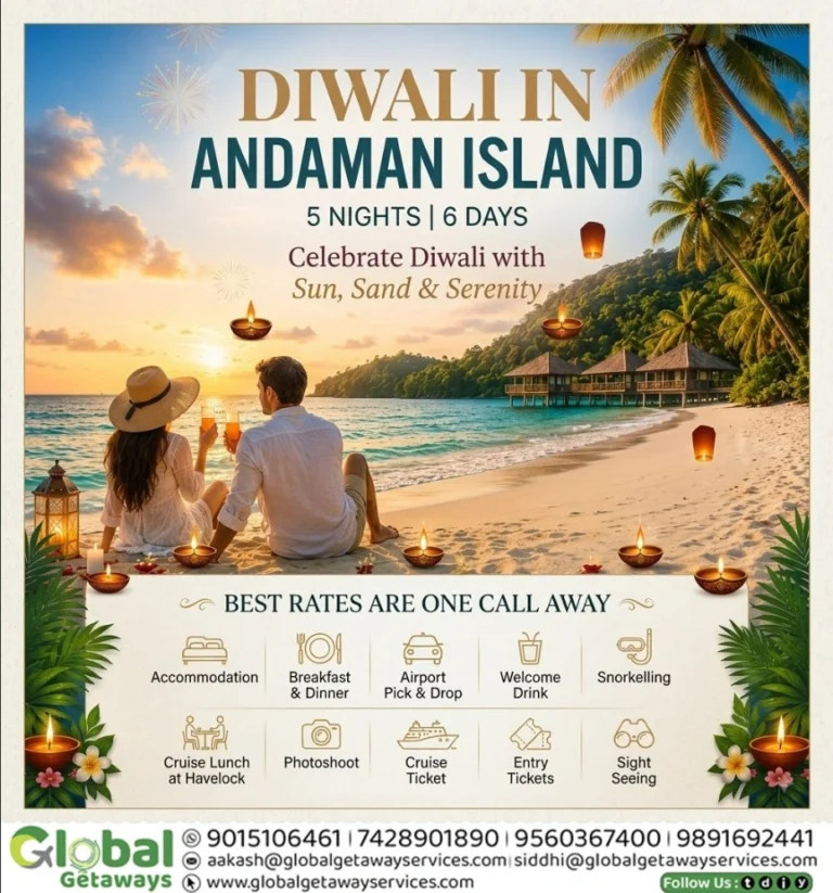 Diwali Andaman Tour Package from Delhi