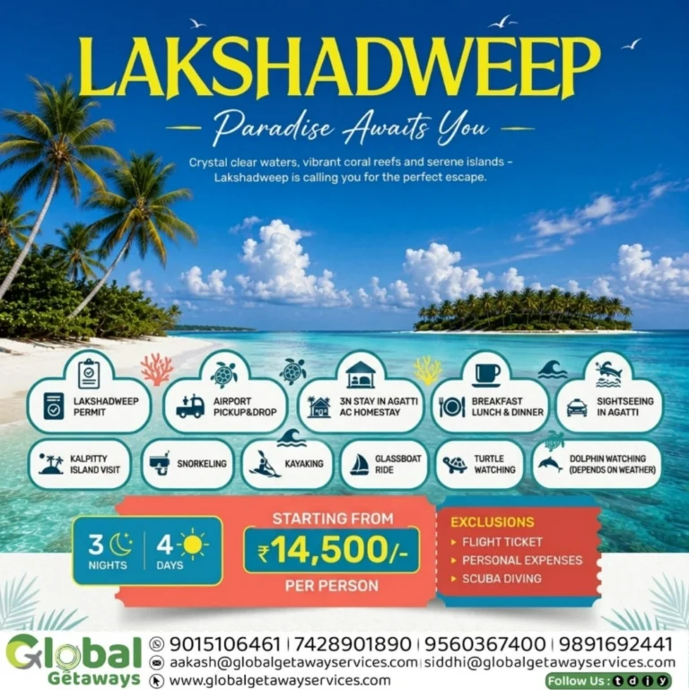 Lakshadweep 3 Nights 4 Days Tour Package