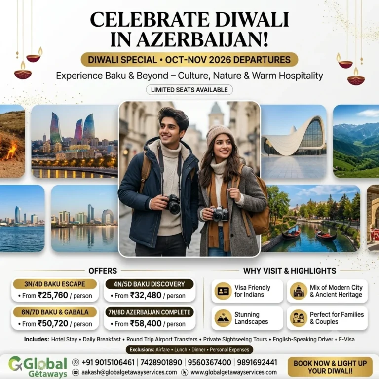 Azerbaijan Tour Package from Delhi: 4 Best Diwali Deals