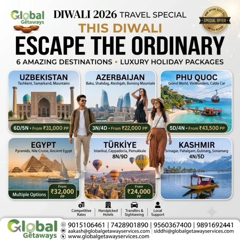 Diwali Holiday Packages from Delhi: 6 Best Luxury Deals
