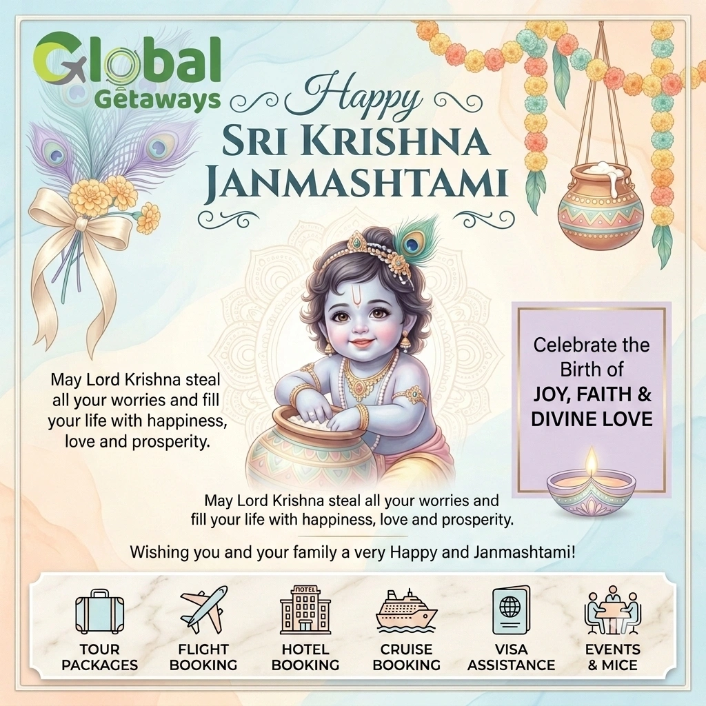 Mathura Vrindavan Janmashtami Tour Package from Delhi: 5 Deals 1 Mathura Vrindavan Janmashtami Tour Package from Delhi by Global Getaways East Delhi