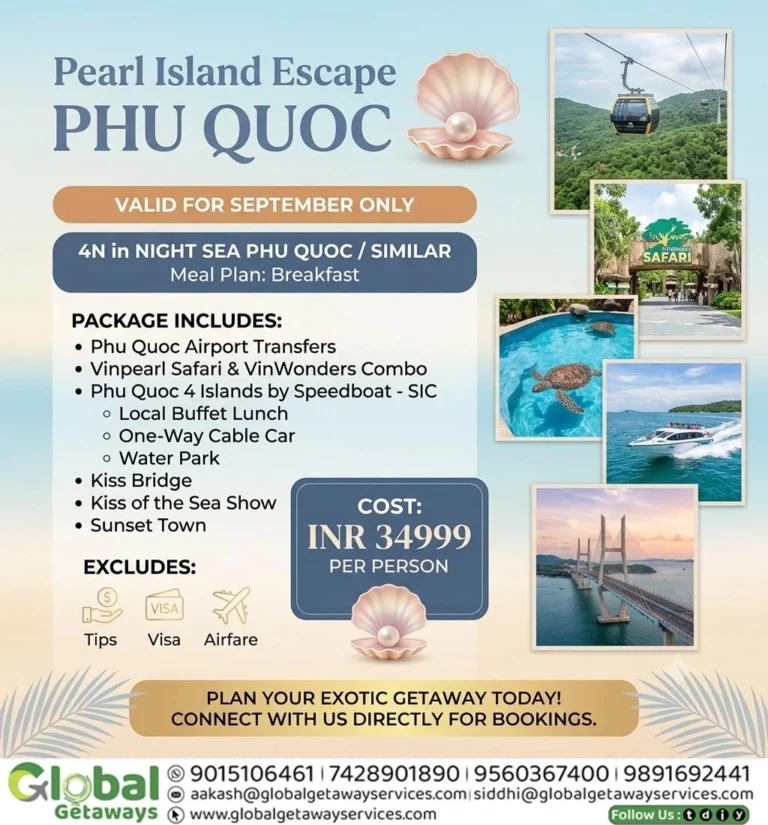 Exclusive Phu Quoc Tour Package from Delhi @ ₹34,999 | Lowest Price Guaranteed