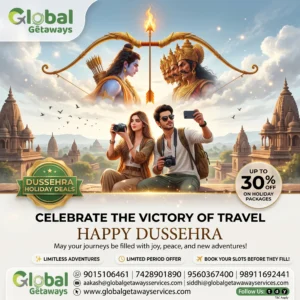 Dussehra Holiday Tour Packages from Delhi: Best 30% Off Deals