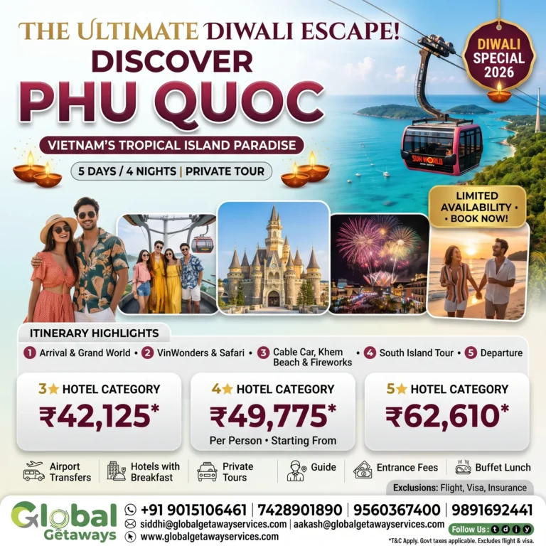 Phu Quoc Tour Package from Delhi: Best Diwali 5D Deal @ ₹42,125