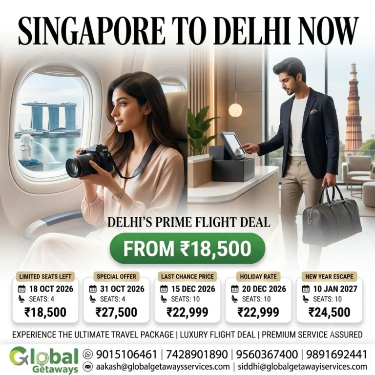 Singapore Tour Package from Delhi with Flight: 5 Mega Deals