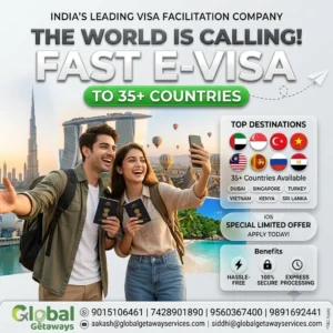 Fast E-Visa Services in Delhi: 35+ Countries in 24-48 Hrs