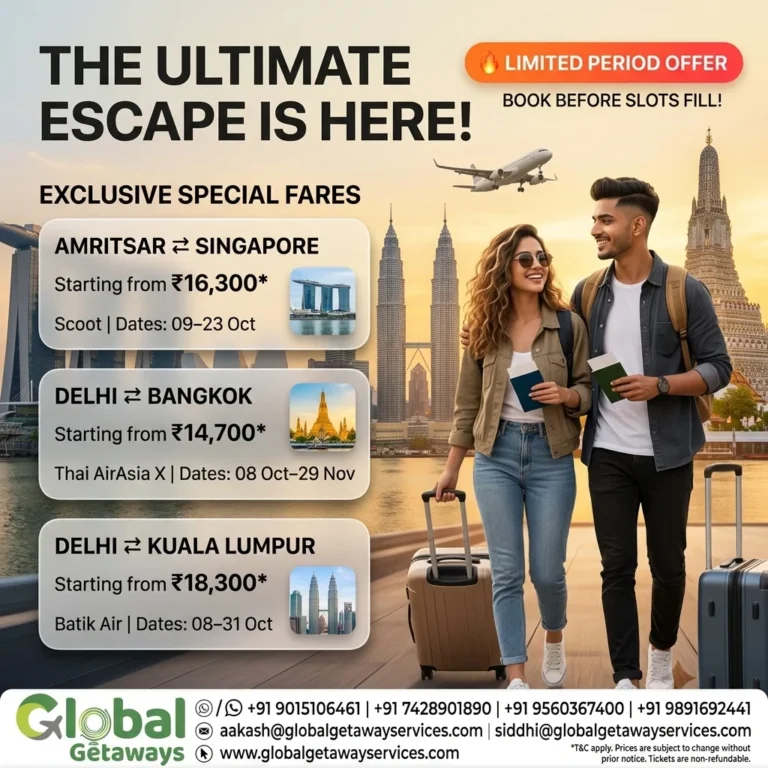Fixed Departure Flights from Delhi: Top Deals from ₹14K