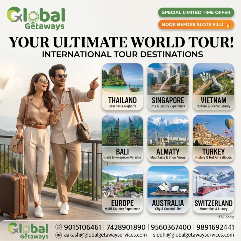 International Tour Packages from Delhi: Best Deals @ ₹4,999