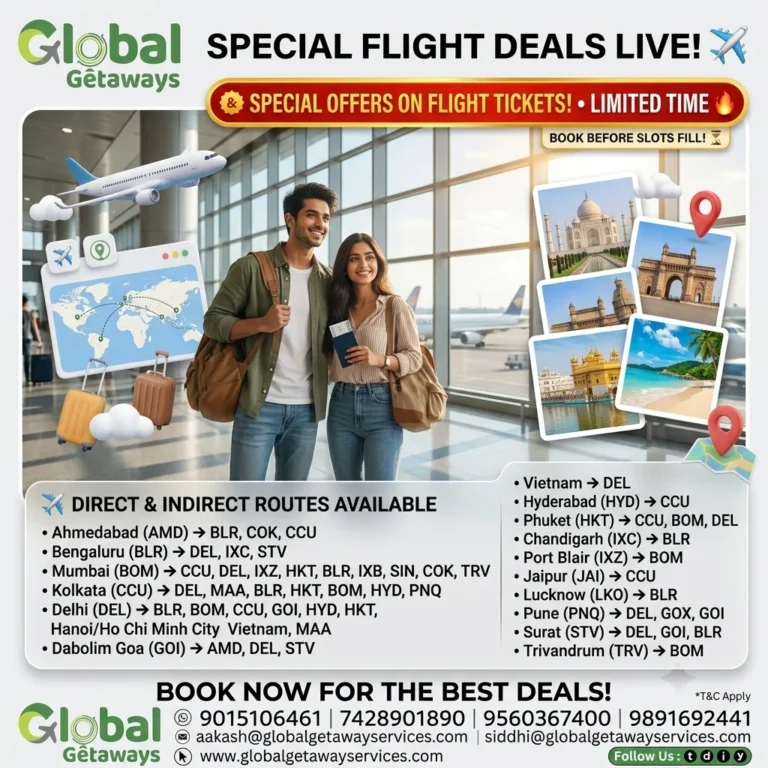 Special Flight Deals from Delhi: Live Group Airfare 2026