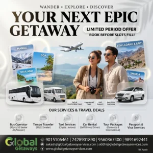 Tour and Travel Agency in Delhi: Best 6-in-1 Holiday Deals