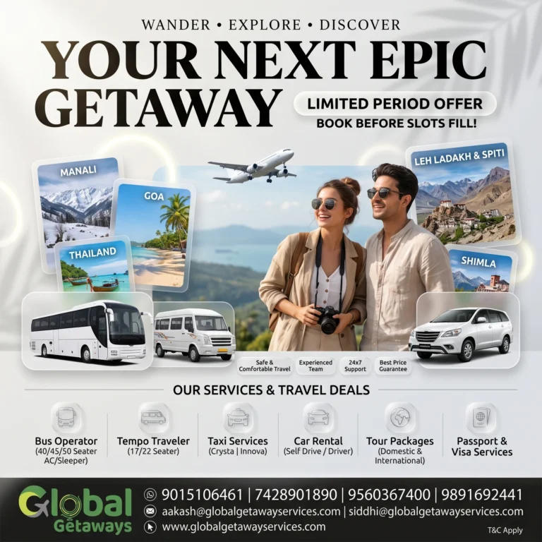 Tour and Travel Agency in Delhi: Best 6-in-1 Holiday Deals